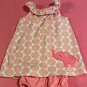 Baby girls dress & bloomer set